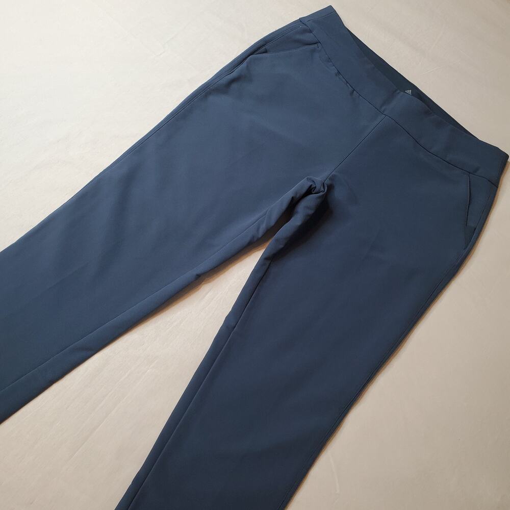 Adidas Women's Size L Winter Weight Pull-On Golf Pants Blue HG6940